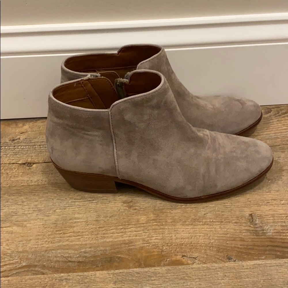 Suede Tan Booties Sam Edelman